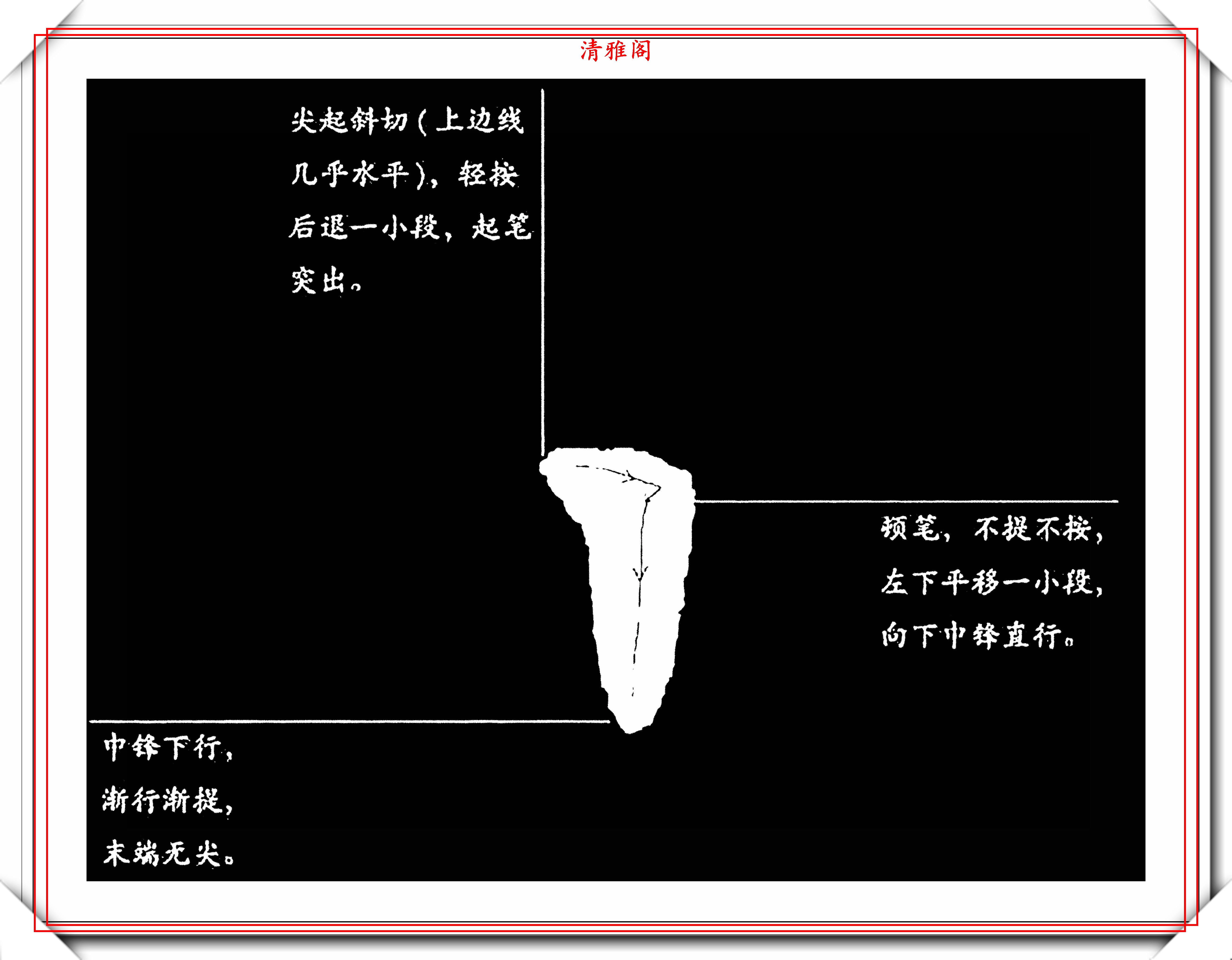 原创欧体楷书的29种笔画写法演示教程学欧楷的首选素材请收藏