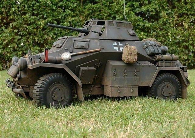 原创除了坦克外,二战时期德国人还制造了大量轮式装甲车!