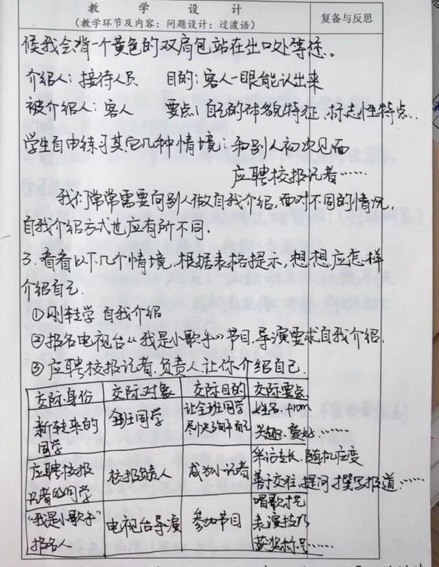 原创小学女教师秀手写体教案,书写堪比"印刷体,连同行都羡慕不已