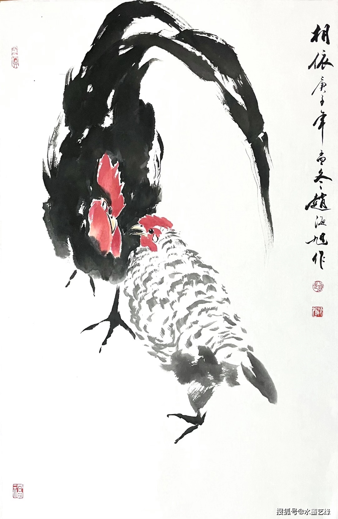 著名国画大师霍春阳入室弟子一赵海旭作品欣赏