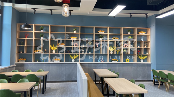高校餐厅装修案例河南师范大学新联学院