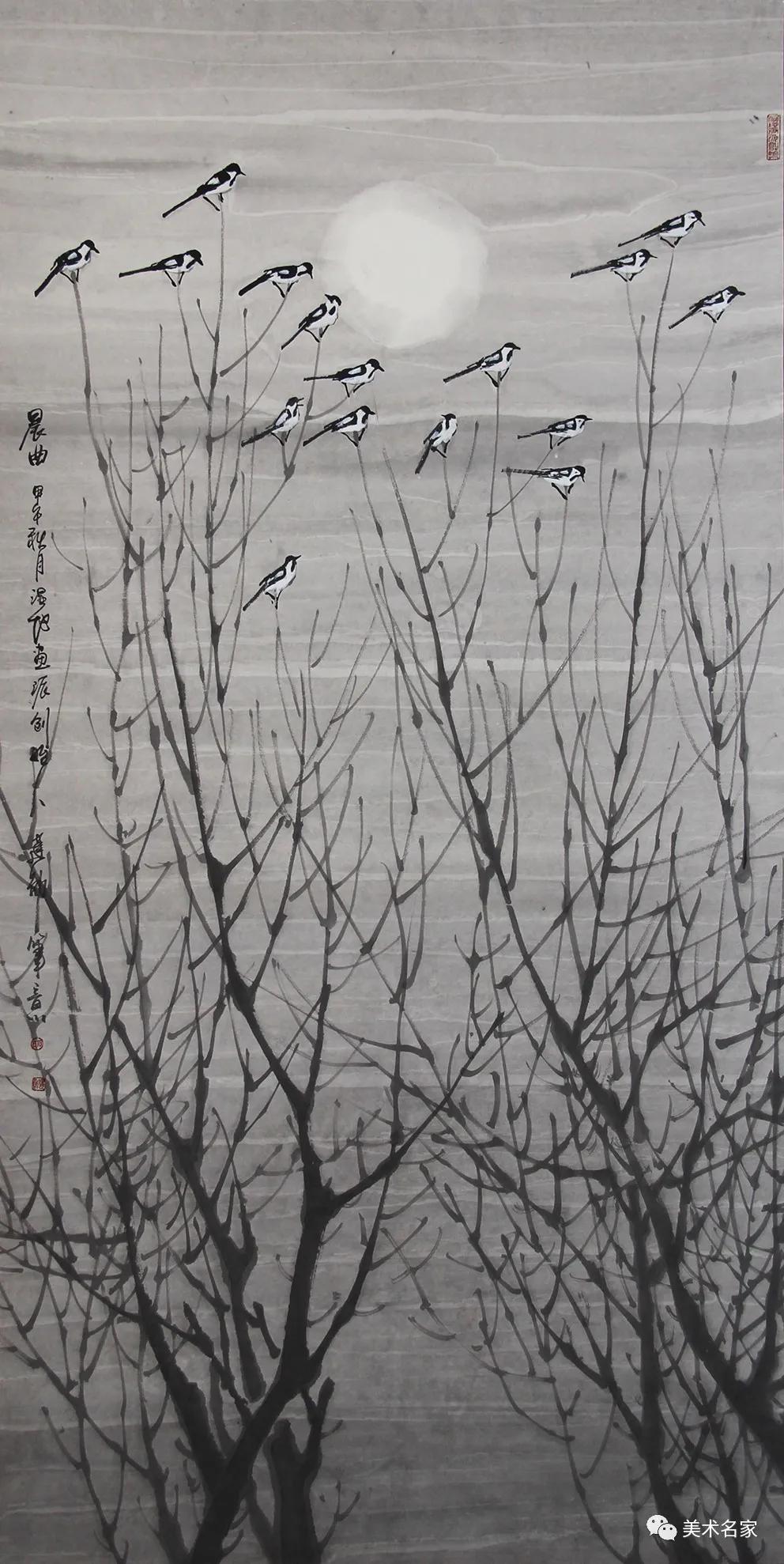 中国画名家——画家石建勋作品欣赏