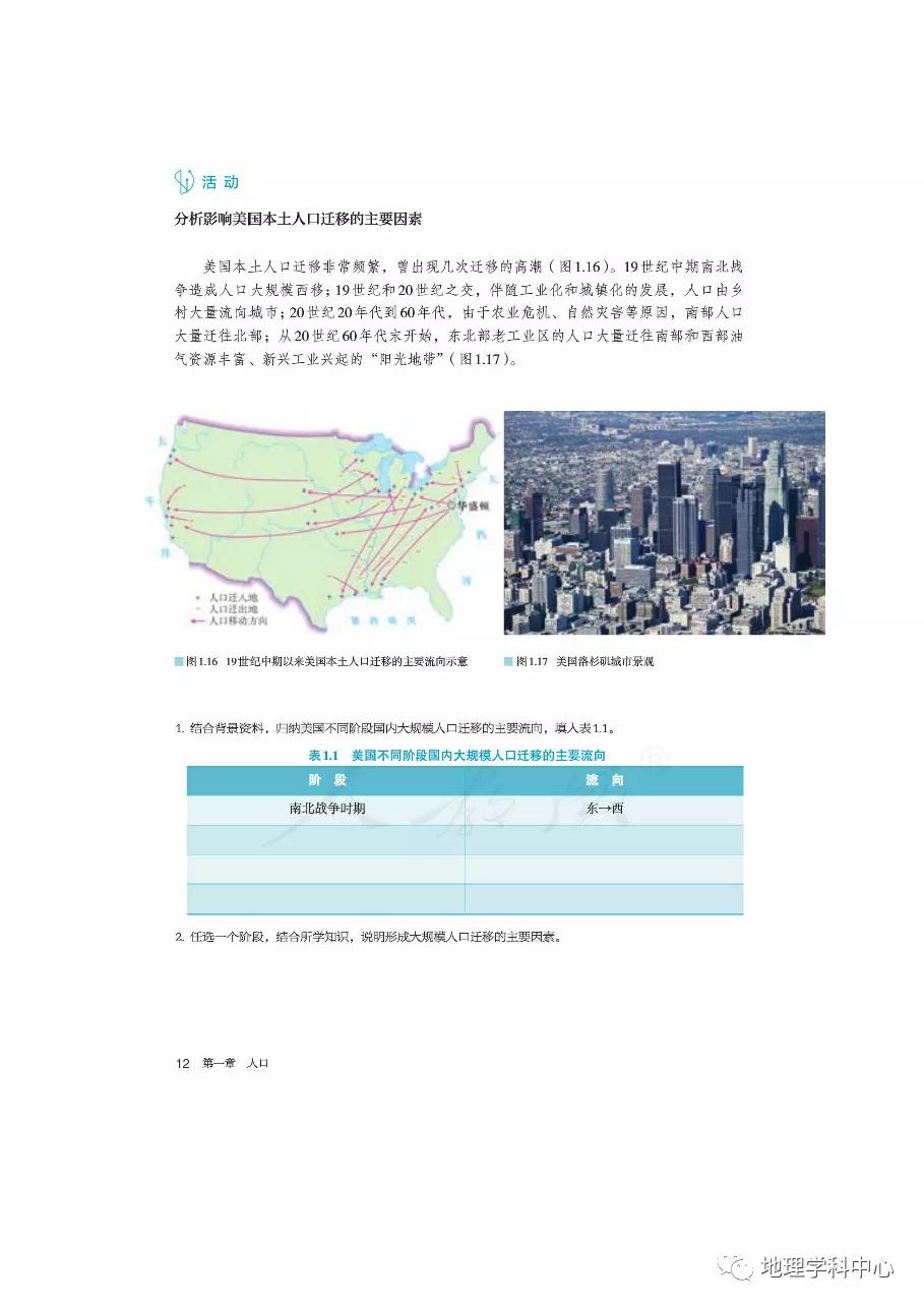 高中地理第二册人口容量PPT_地理人口ppt图片