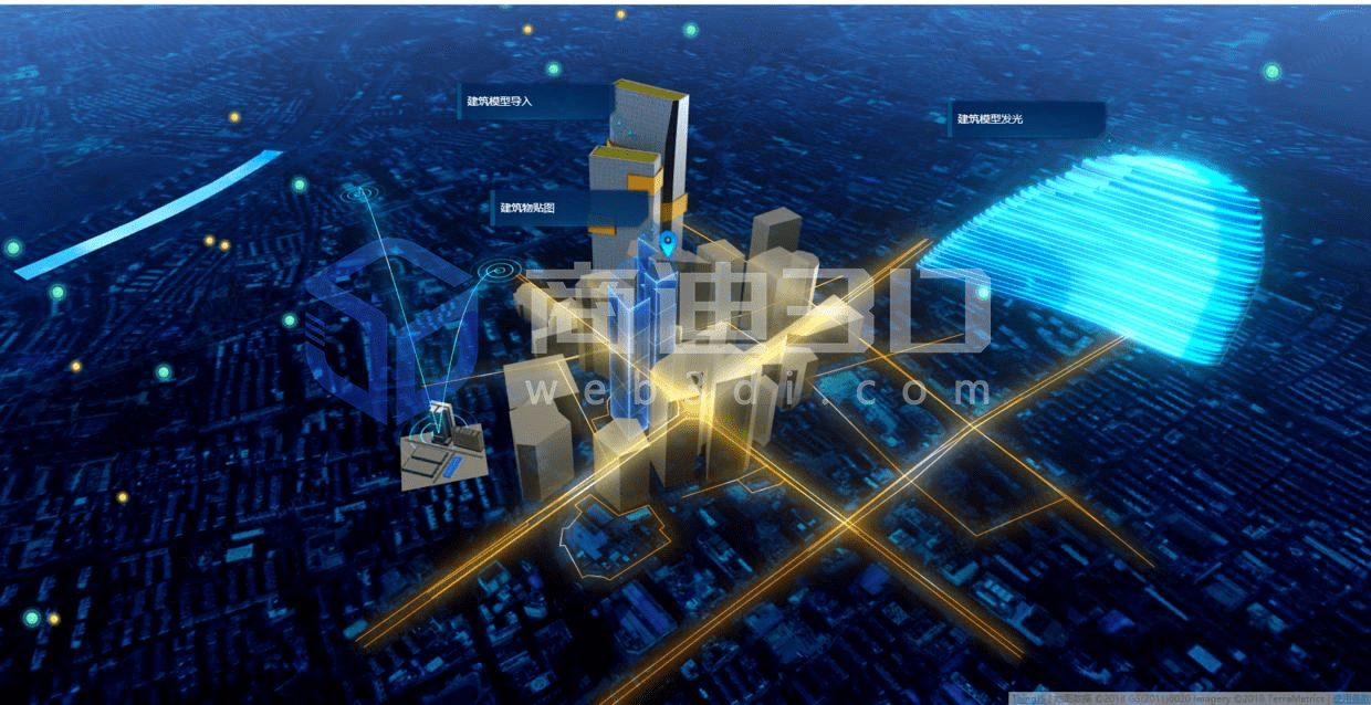 3d数字孪生三维物联网线上数据可视化展示系统平台