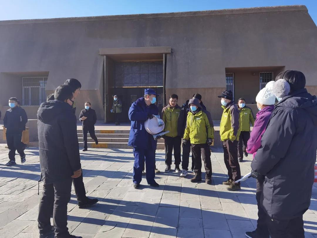 银川灵武消防走进水洞沟景区开展消防安全培训演练活动