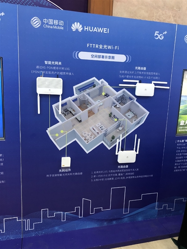 光纤|无损直达每个房间 华为演示全光纤真千兆Wi-Fi6