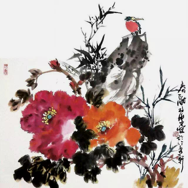 蕴透逸于雄强之中—当代花鸟画家林海平