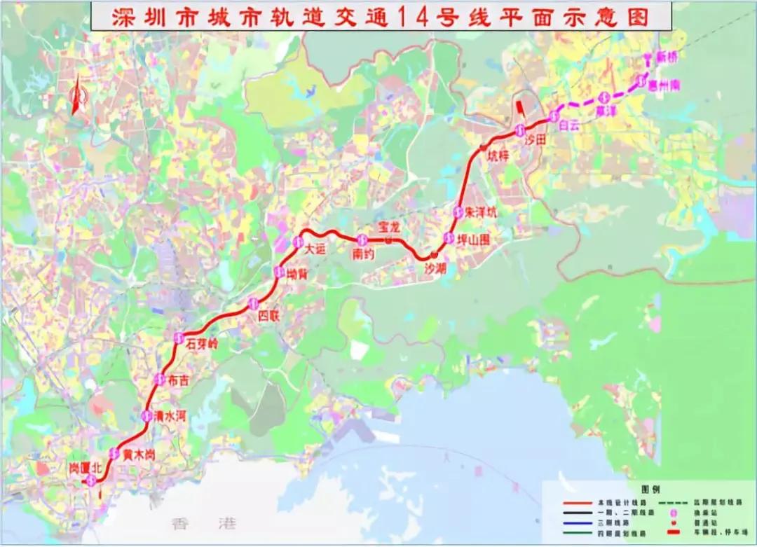 龙岗 与  坪山,2条线路皆会成为当前  深圳罕见的无人驾驶地铁线路