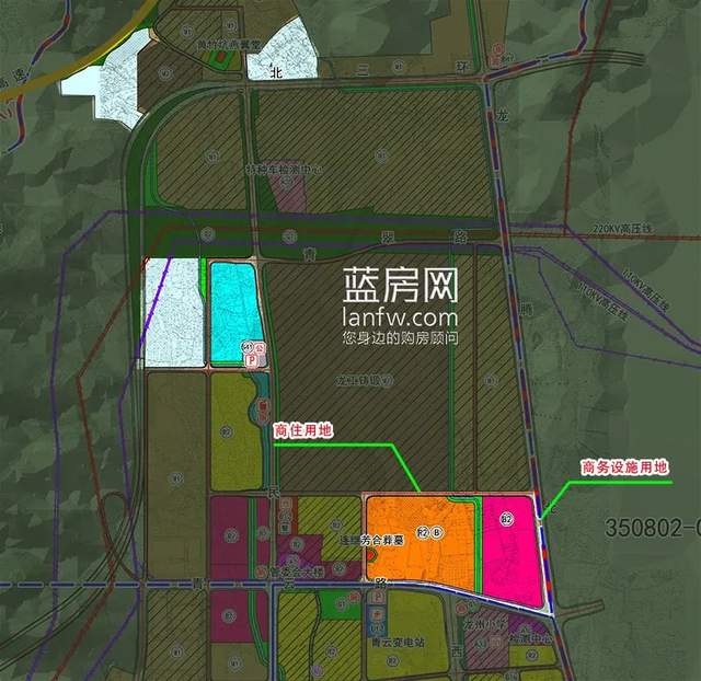 龙岩北城单元规划拟调整较大!新增公园,教育等用地