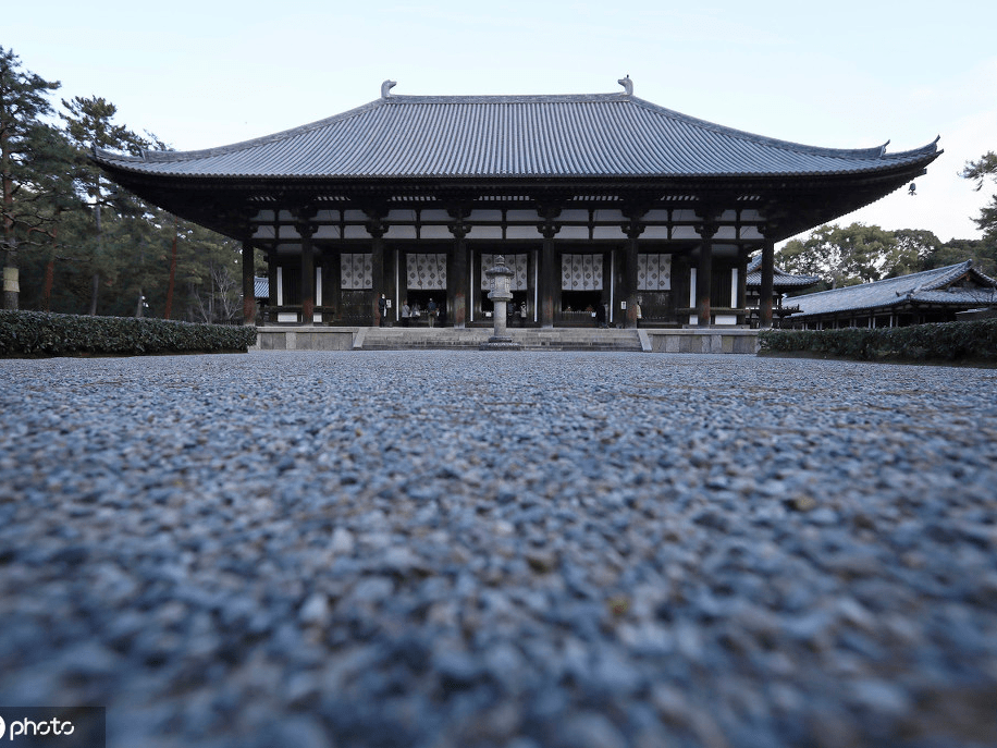 日本国宝唐招提寺世界上保存最完整的唐式建筑