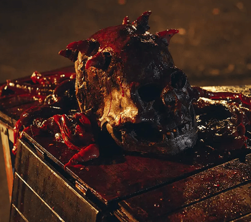 深夜恐怖片之血腥小骷髅!_面具