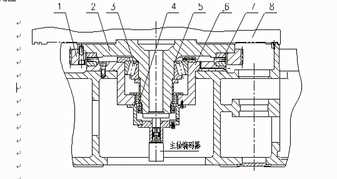 几种重型数控立式车床典型主轴结构