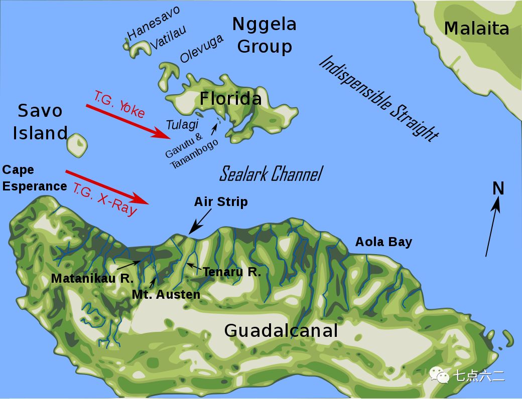 十一时差十分,美国侦察机报告:敌舰正从西北方向开来,驶往萨沃岛和埃