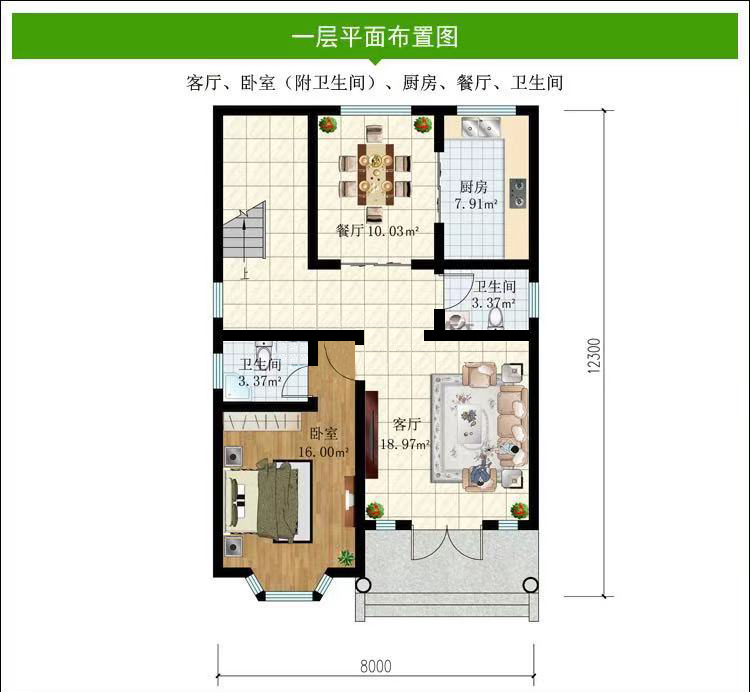 两套小户型双层别墅设计图来袭,你会选哪个?