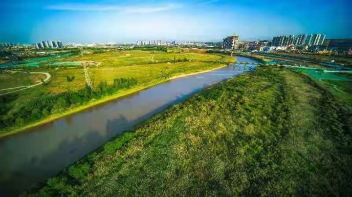 泾河新城打造17.5公里滨河景观带