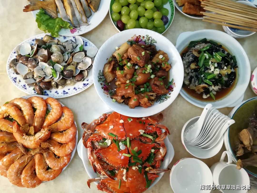 原创闽南风味的年夜饭十道菜加甜汤没有饺子以海鲜为主