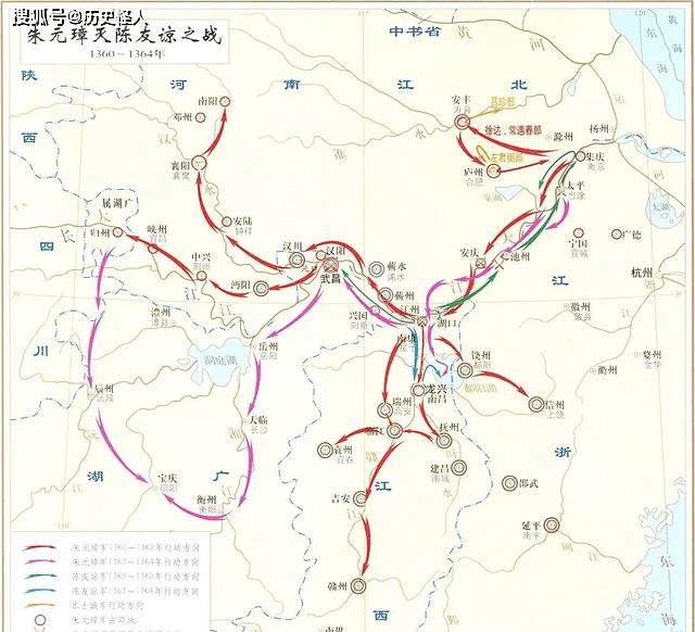 朱元璋为什么平定了张士诚就敢北上驱逐元庭?_陈友谅