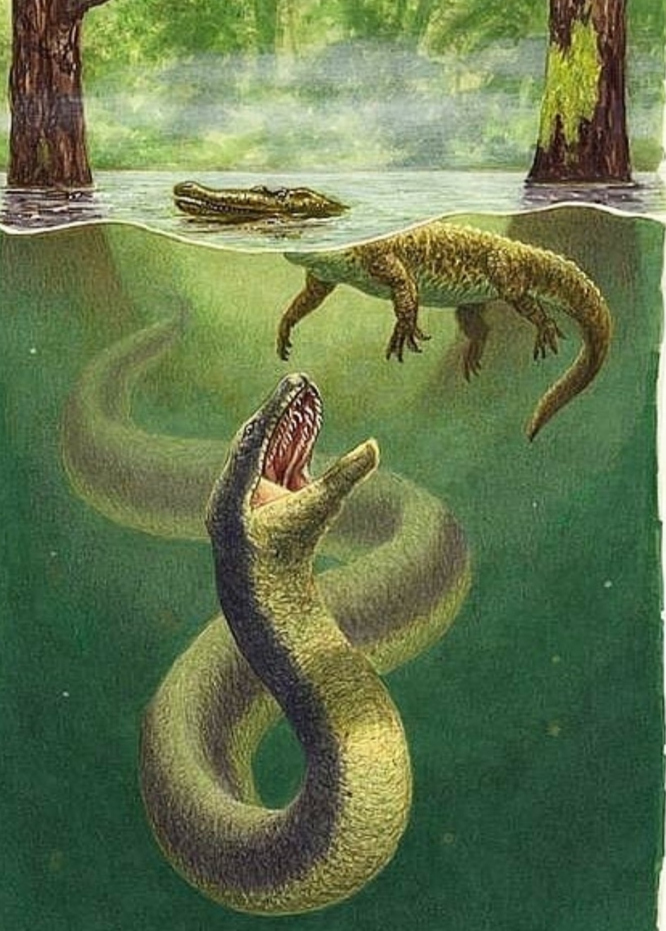 5500万年前,地球一次高烧孕育史上最大的蛇,形成原因或再现