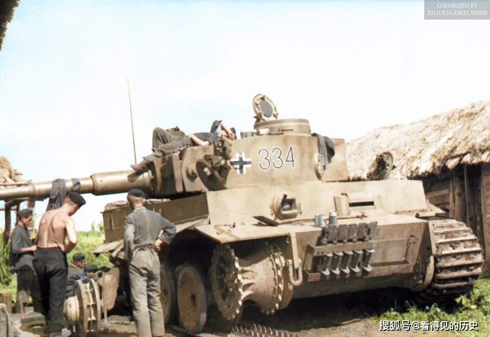 彩色老照片二战时期的德国坦克兵闪电战的忠实执行者