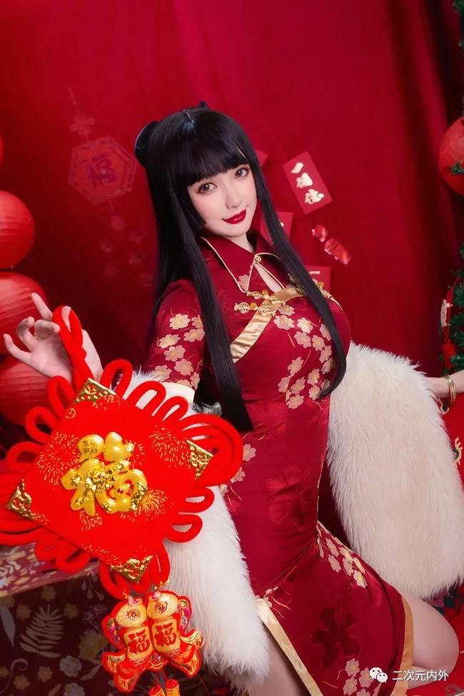 国风旗袍写真~少女的新春贺图