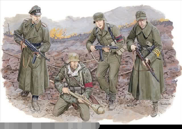 第三帝国的垂死挣扎,国民烧火棍:德国vg1-5型人民突击步枪