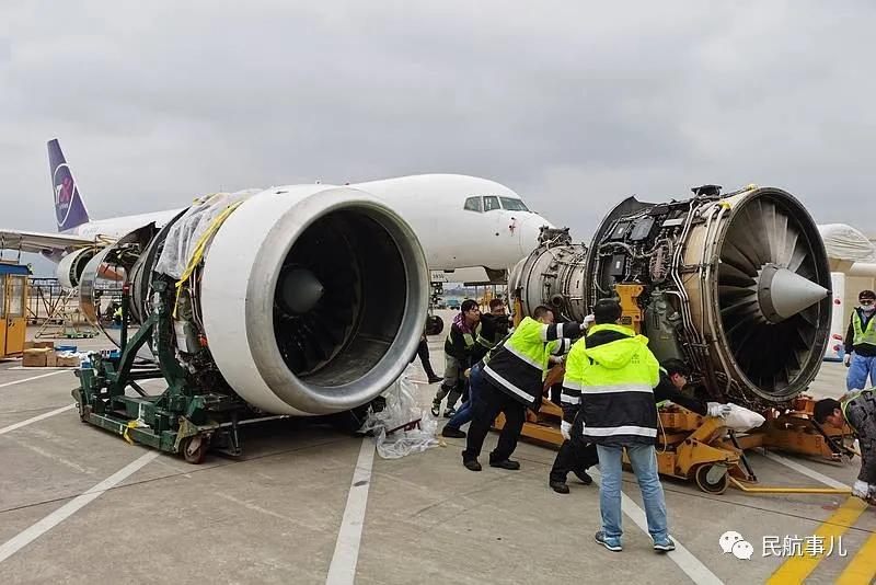 圆通航空首次完成波音757货机换发工作