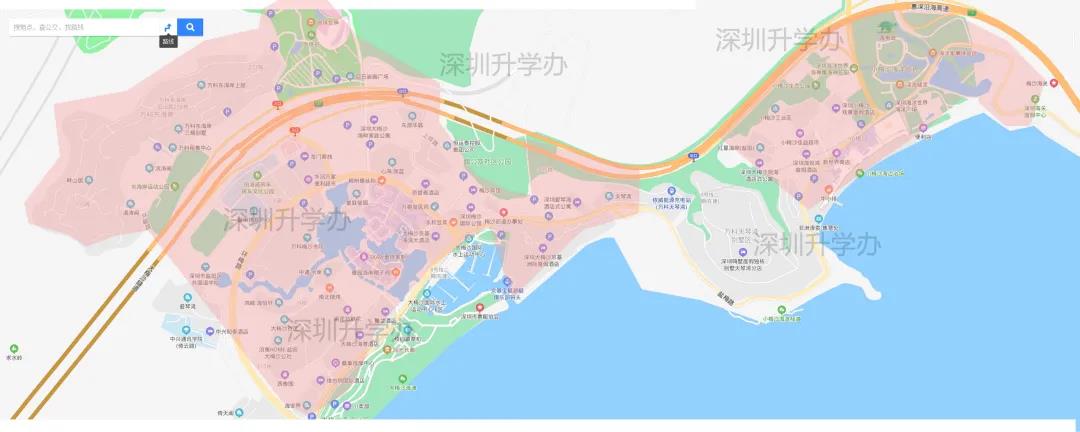 深圳10区学区划分地图汇总!这些学校的招生范围一目了然!