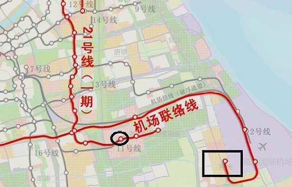 上海正在规划的一条地铁线总长大约28千米沿途计划设站16座