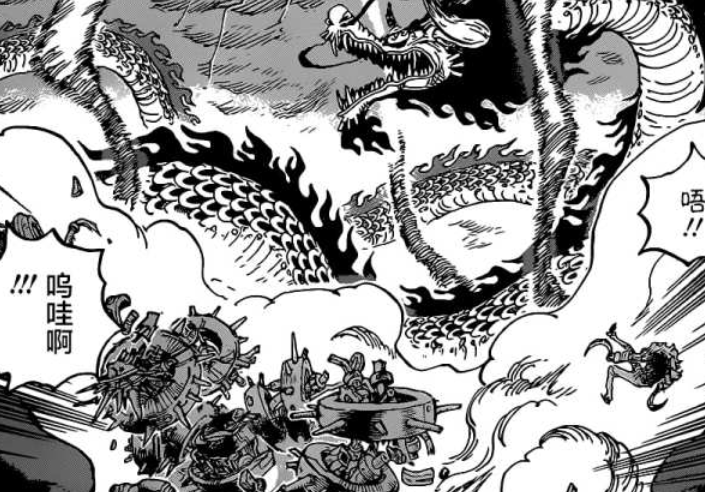 海贼王1007话解读:桃之助四个父亲齐聚鬼岛,新龙之力即将爆发