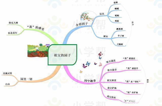 课文2《祖父的园子》:课文通过对祖父的园子里的景物和"我"在其中的