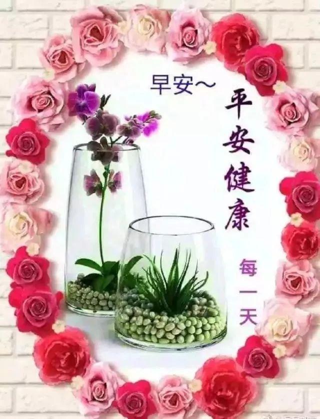 早上好问候祝福语动态图片带字 最美清晨早安问候语唯美祝福图片