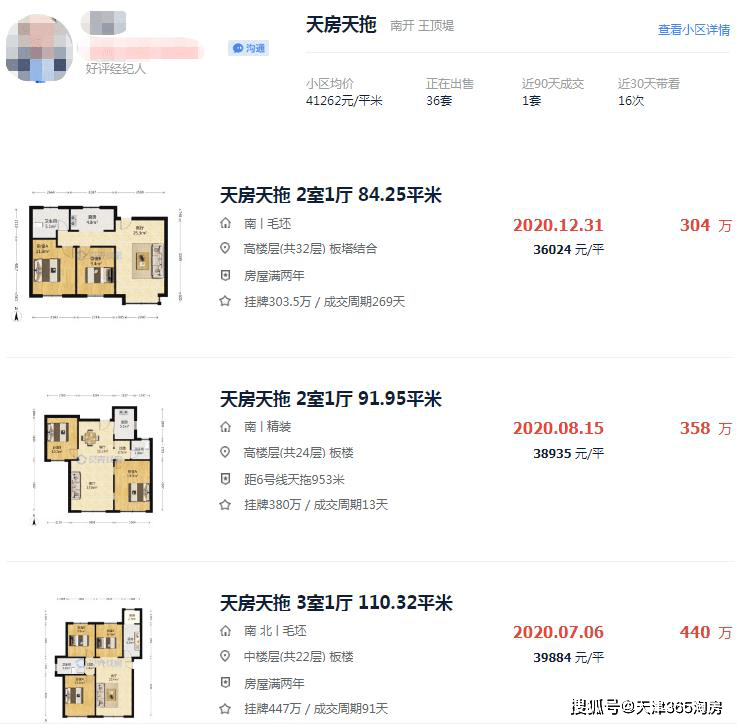 独家曝光天拖地王终于动了接下来南开还有这几个新盘