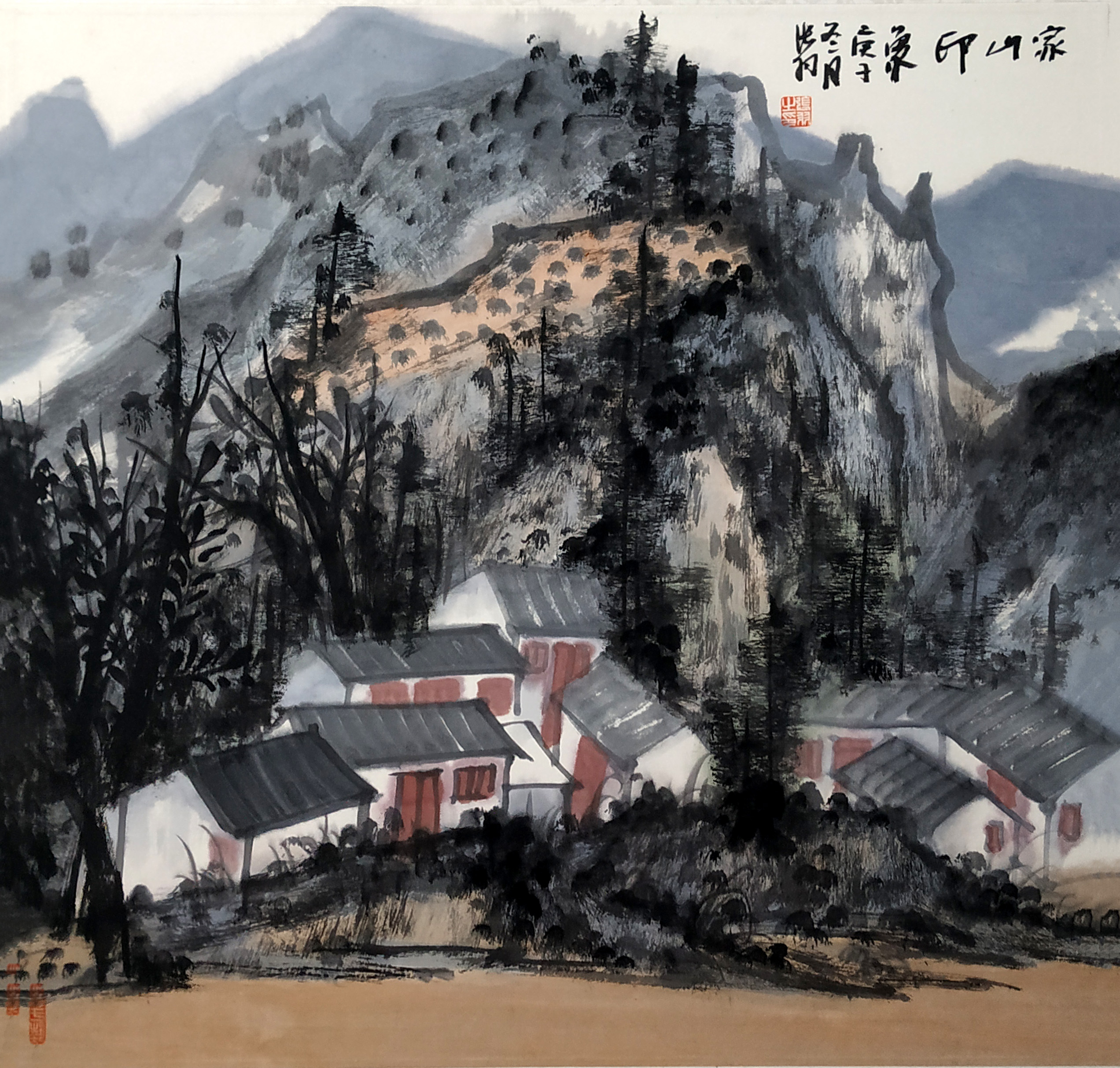 当代中国画山水名家张羽作品欣赏