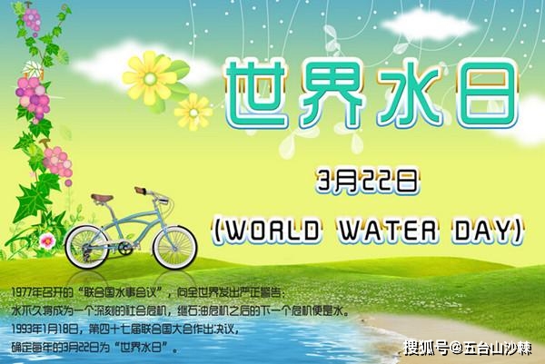 今天是3月22日,是"世界水日".