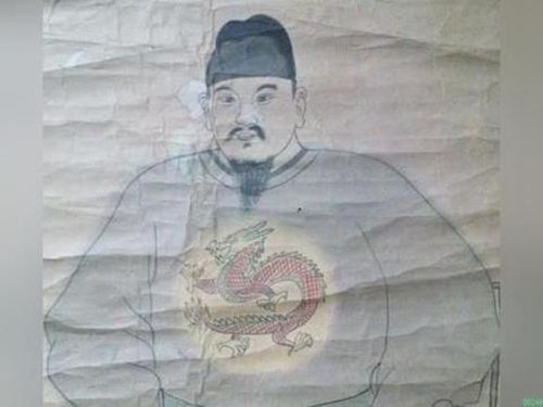 朱元璋真实画像曝光,被河南老农收藏了几十年,原来朱元璋长这样_长相