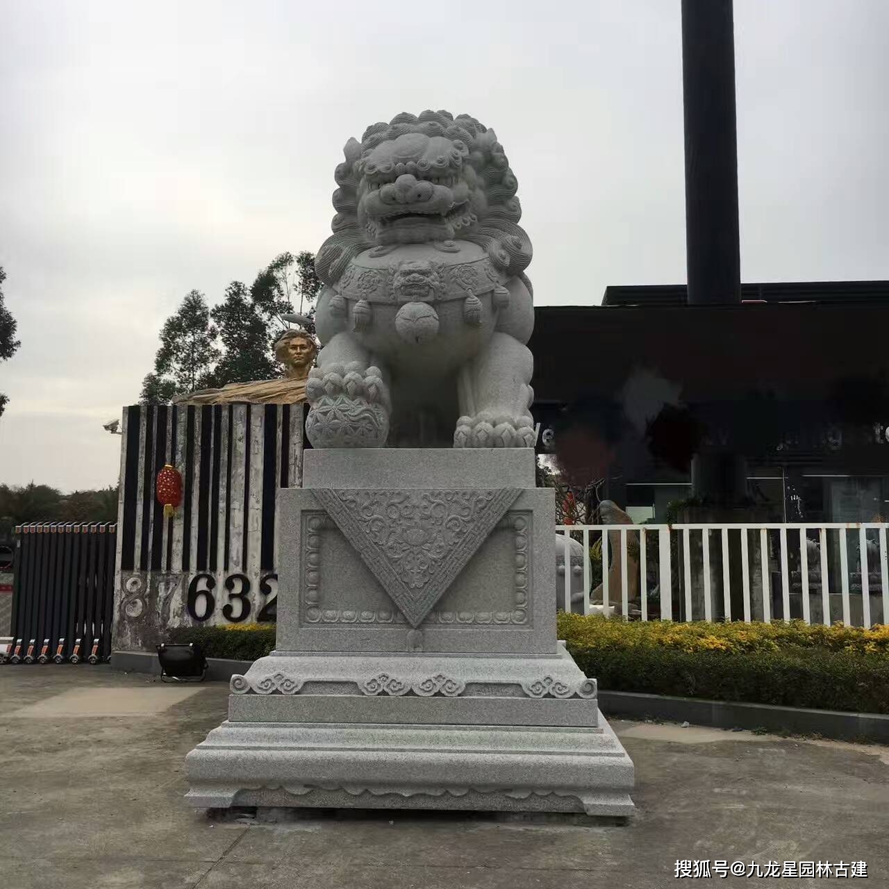 石雕狮子的作用和花岗岩狮子解说介绍 福建石雕狮子工艺好-九龙星