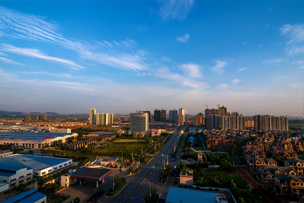 湘潭九华经济开发区航拍图
