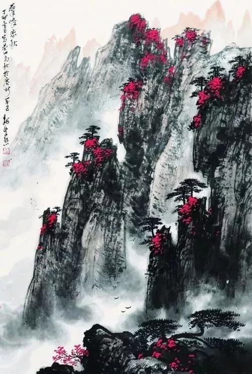 魏紫熙山水画精品欣赏