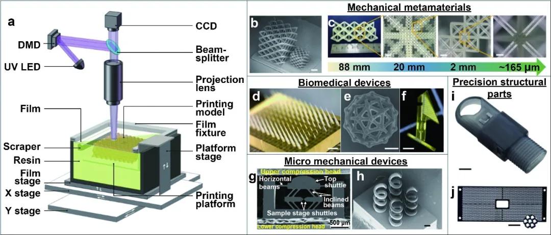 基于投影微立体光刻的3d打印技术及其应用