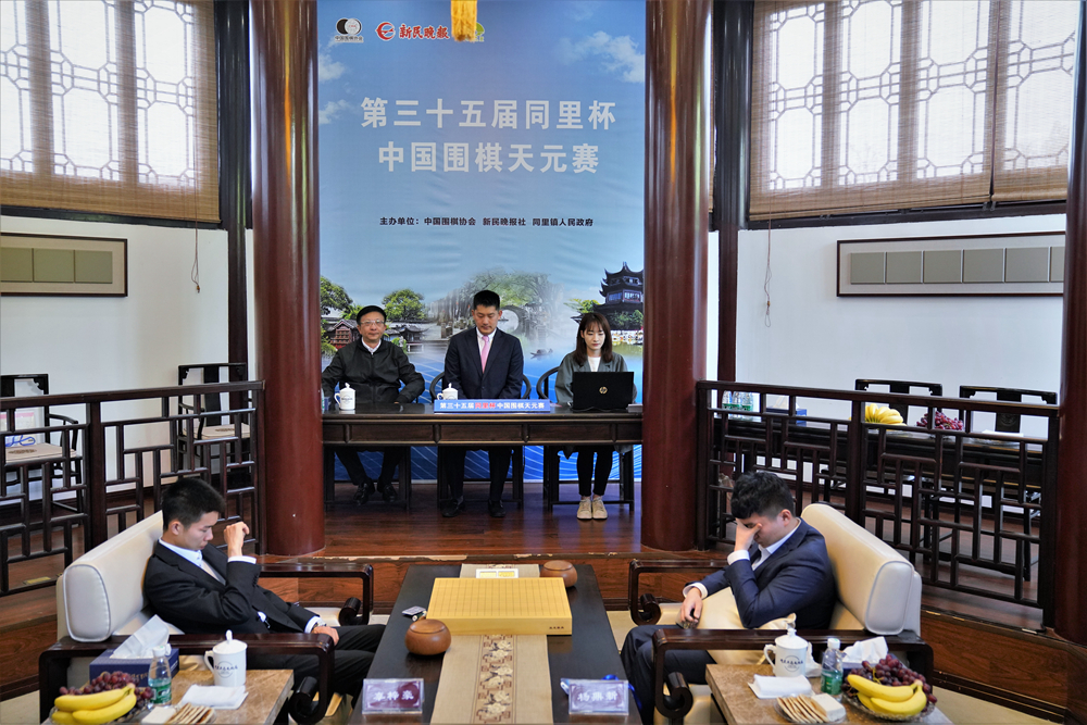 原创天元赛决胜局辜梓豪执白杨鼎新序盘胜率暴跌