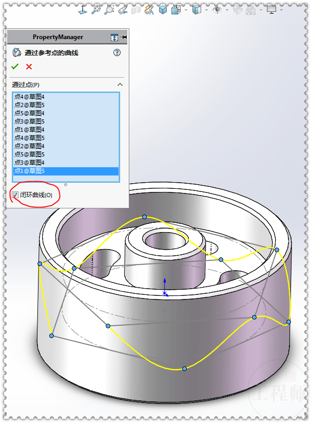 用solidworks画的圆柱凸轮