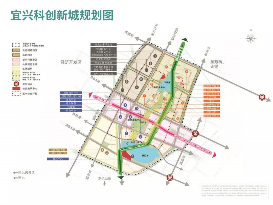 除此之外,科创新城各种规划也在加速落地