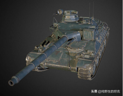 amx-30的装甲防护聊胜于无,车体首上装甲80毫米/68°,首下80毫米/45