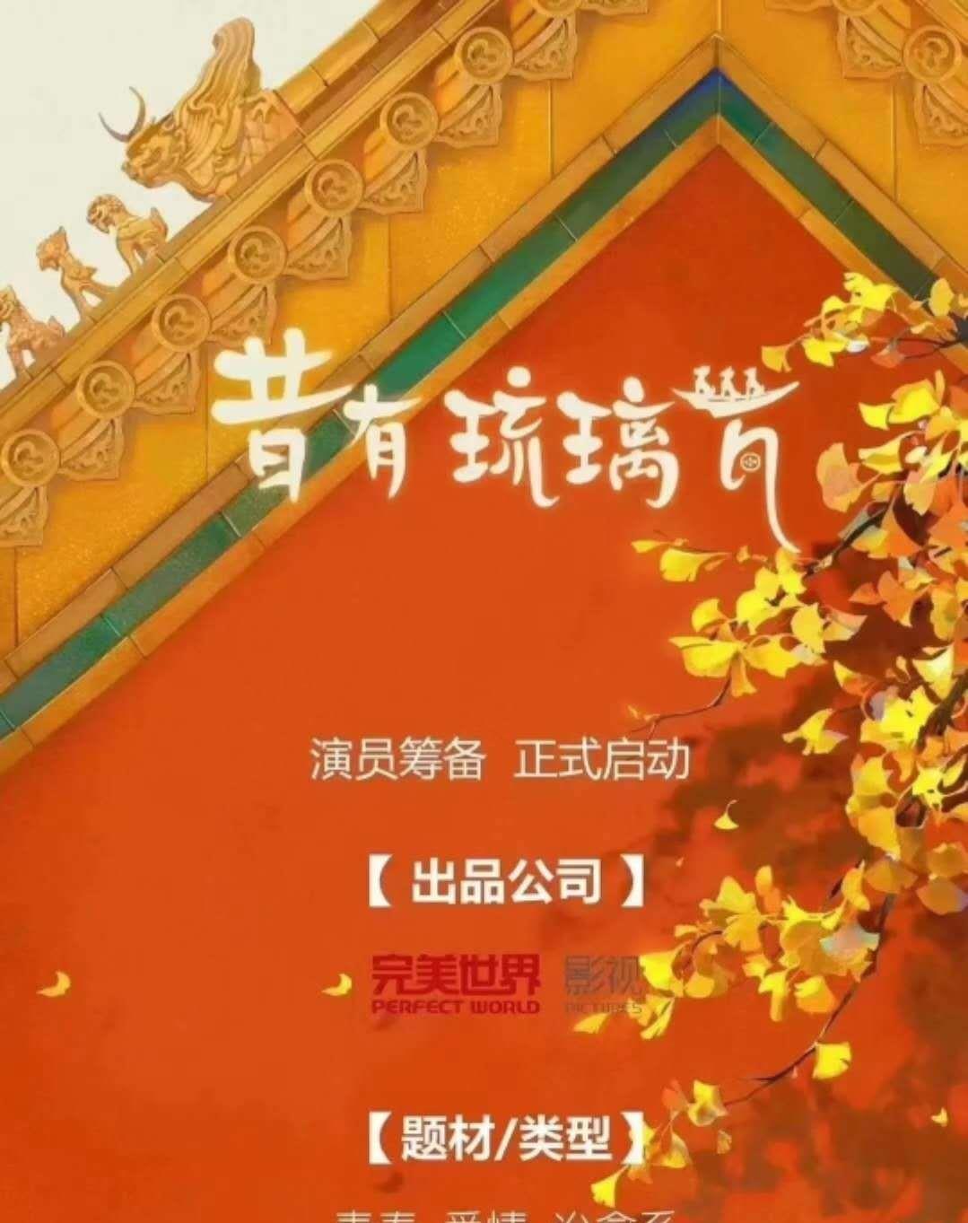 《昔有琉璃瓦》阵容曝光,张新成合作当红小花,新颖题材引起关注