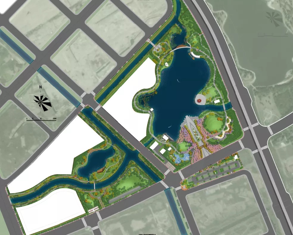 美兰湖中央公园(暂名西湖公园)一期项目设计方案