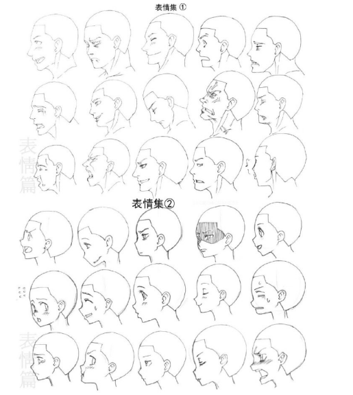 漫画人物侧脸的处理有哪些技巧?_绘画