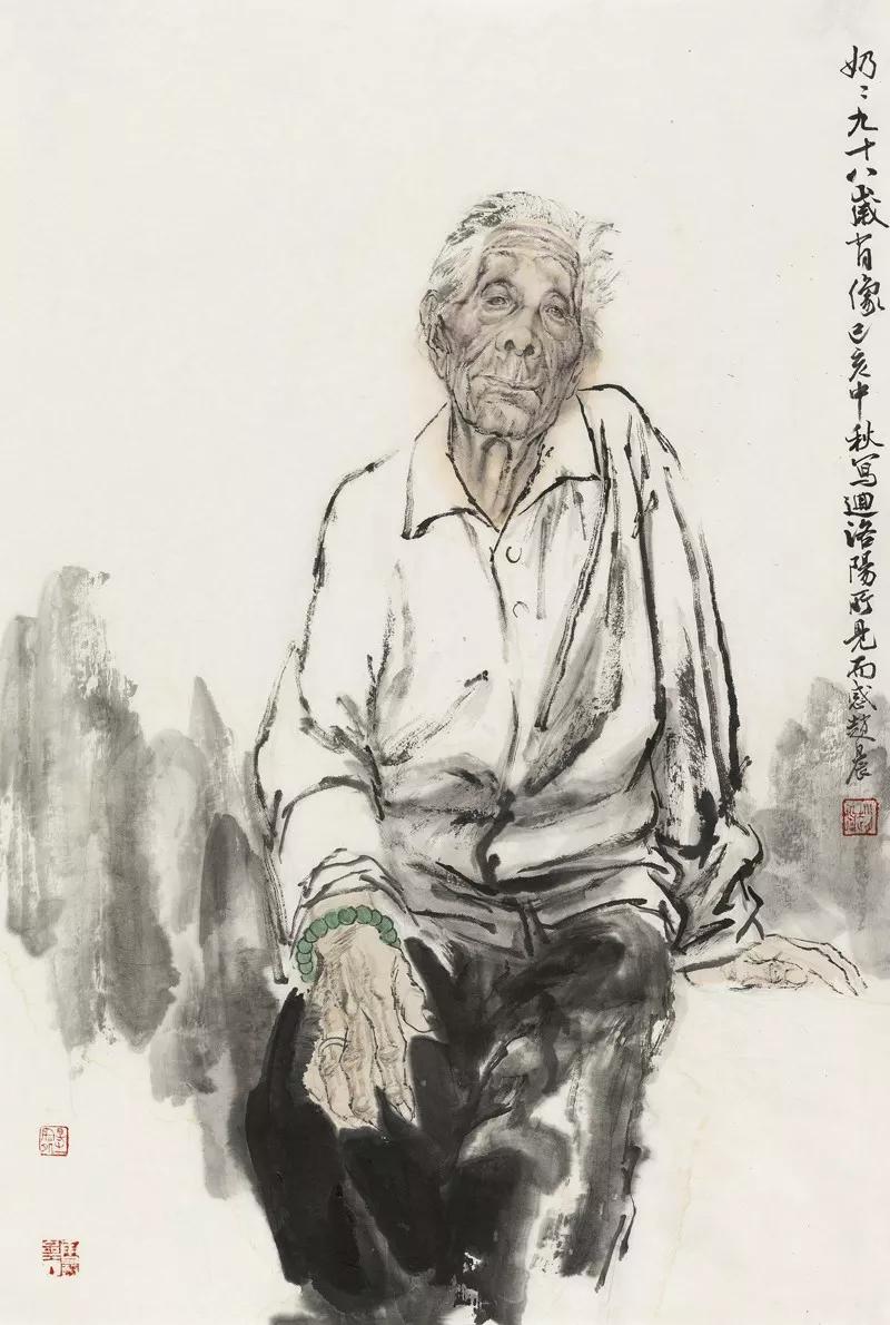 中国艺术研究院博士赵晨老师的写意人物画欣赏