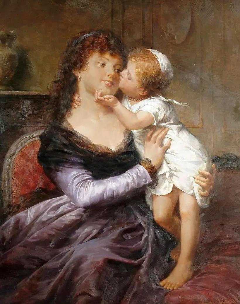 原创母亲节世界名画中最温情的母爱向伟大的母爱致敬