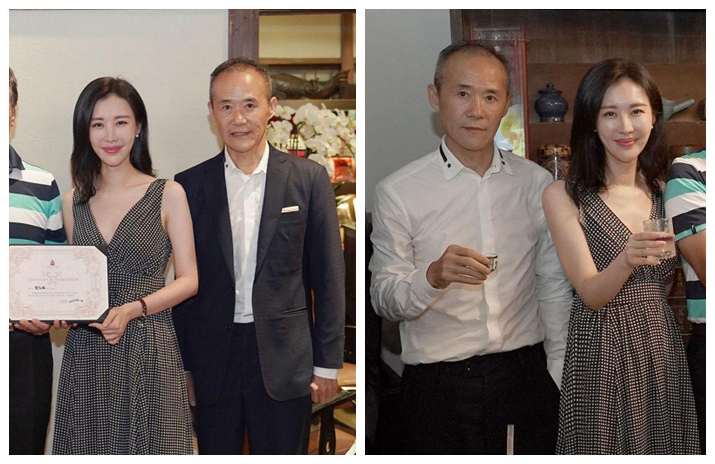 70岁王石携40岁娇妻秀恩爱田朴珺大长腿又细又直让人羡慕不已
