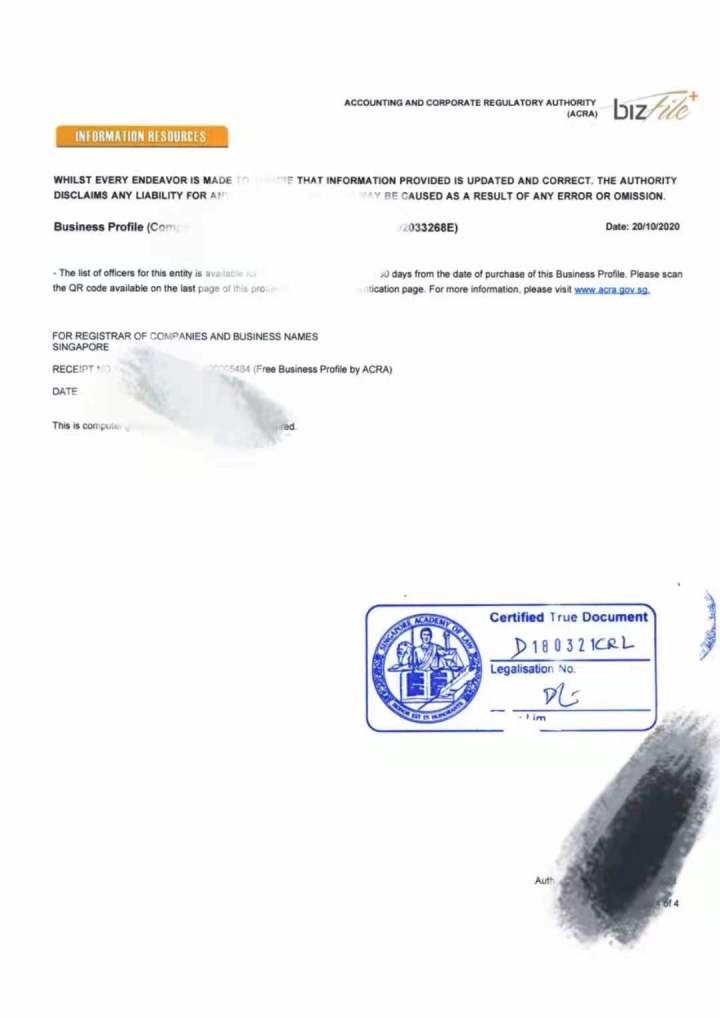 新加坡鉴证收入证明版半 来自搜狐网